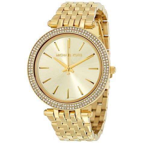 michael kors mid size gold watch|mk watches for women gold.